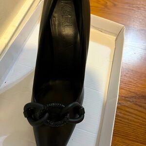 Karl L. Black dressy heels. Worn 1x